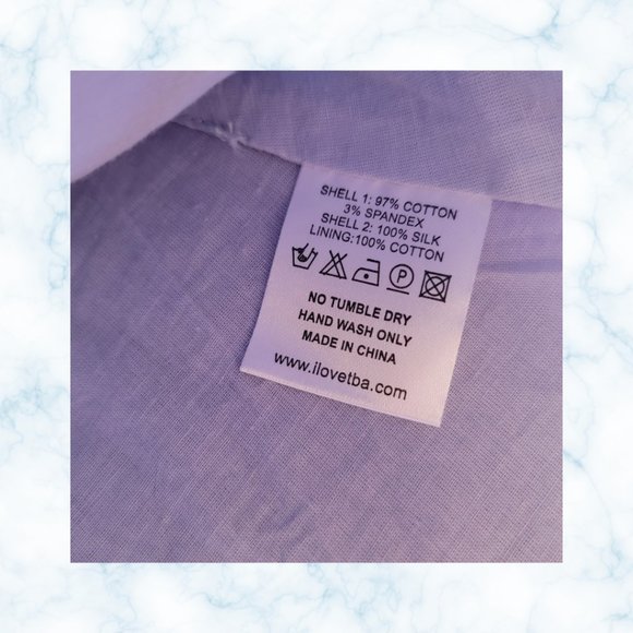 To Be Adored RARE Designer Jamily Dress NWOT Pale Baby Blue Scalloped Silk Sz XS - Picture 5 of 8